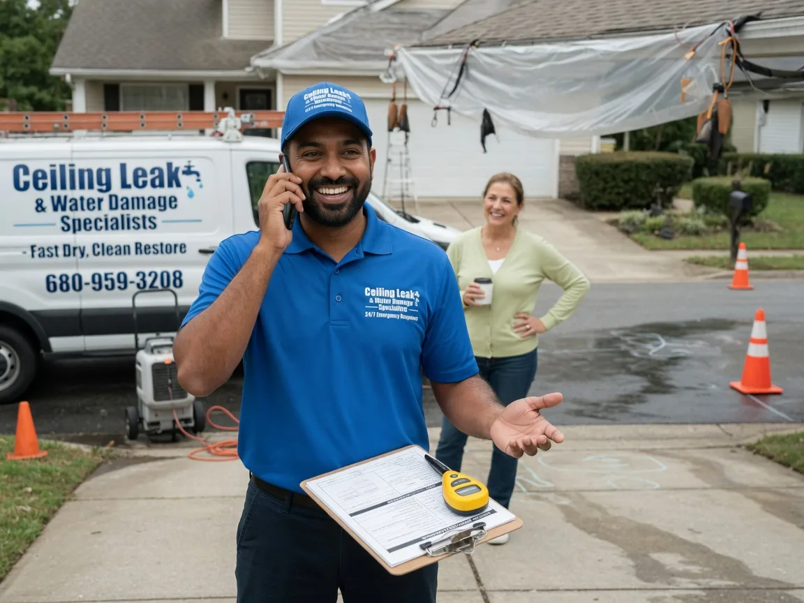Ceiling Leak Cleanup Saint Nazianz, WI FAQs